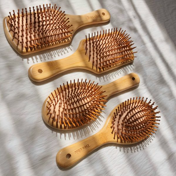 برس چوبی تمام بامبو سایز بزرگ و استاندارد - Image 2