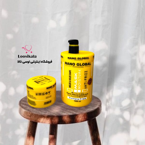 پک اکتیویتور موی فر نانوگلوبال (زرد) به همراه ژل - Image 4