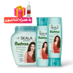 پک شامپو ، نرم کننده و کرم مو اسکالا حالت دهنده و آبرسان عمیق babosa