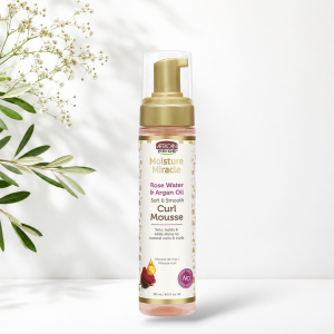 موس مو رز واتر و روغن آرگان آفریکن پراید African Pride Moisture Miracle Rose Water & Argan Oil Curl Mousse