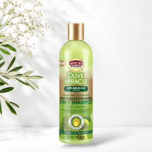شامپو ضد موخوره زیتون آفریکن پراید African Pride Olive Miracle 2in1 Shampoo