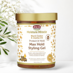 ژل حالت دهنده و نگهدارنده قوی کرچک و جوجوبا آفریکن پراید African Pride Moisture Miracle Black Castor & Jojoba Oil Max Hold Styling Gel