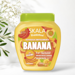 کرم حالت دهنده و کنترل کننده قوی وز و پرش مو موز 2 در 1 اسکالا Skala Frutastica Treatment Cream Banana 1000g